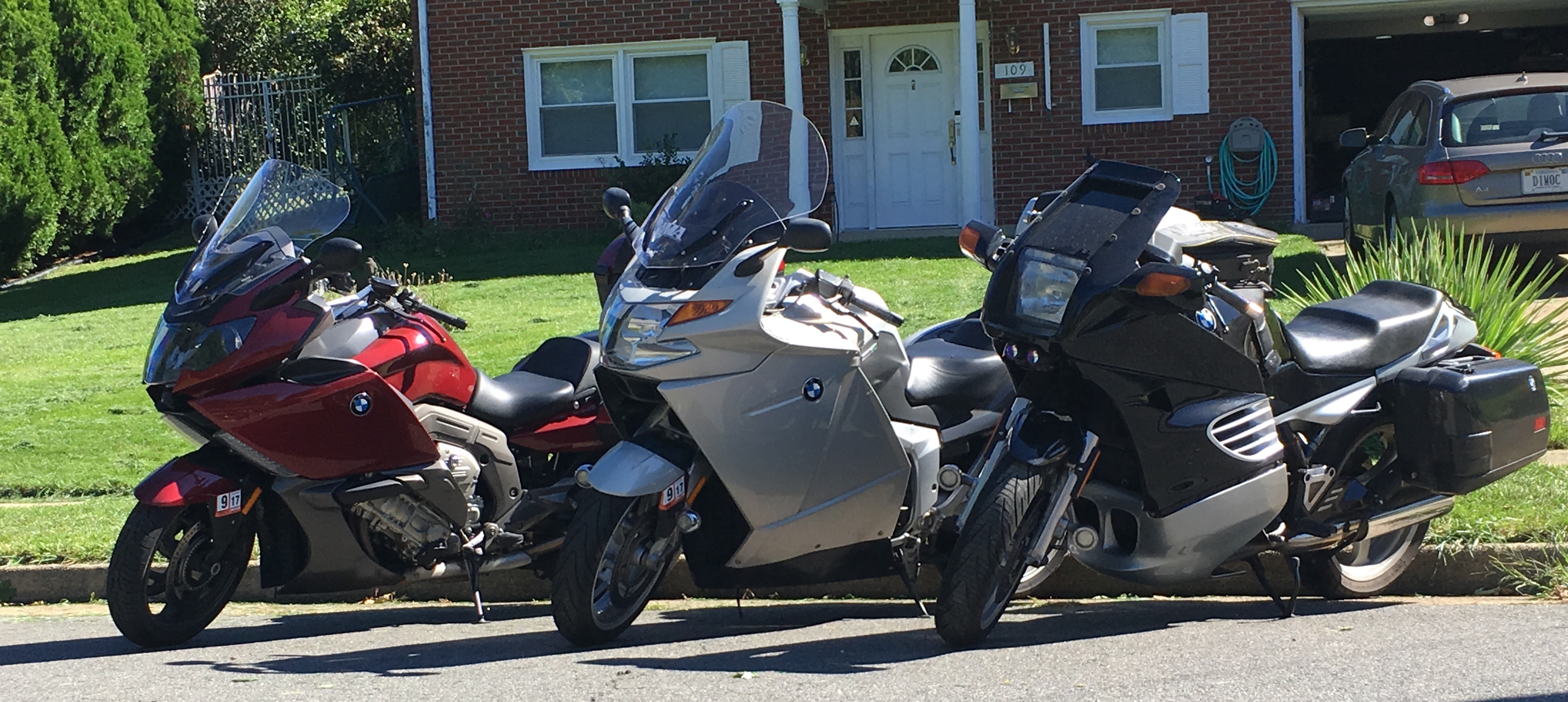 My stable of BMW motorcycles, minus the '85